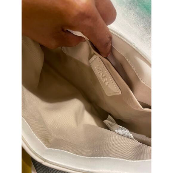 Philadelphia Eagles Graffiti Splatter Shoulder Bag Zara Quilted Chain Purse - Picture 4 of 9